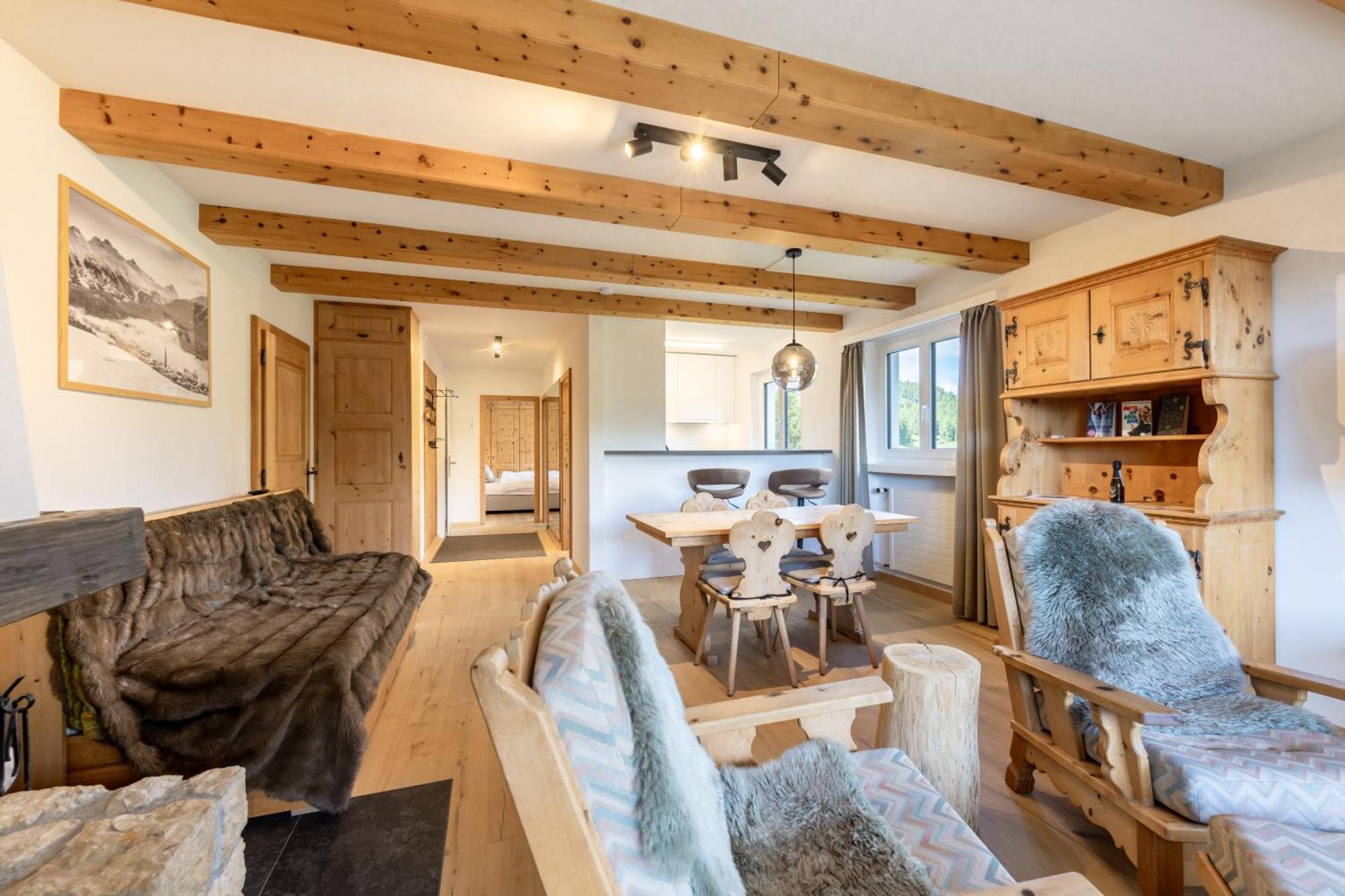 Cosy Apartment Facing Piz Rosatsch Saint-Moritz Extérieur photo